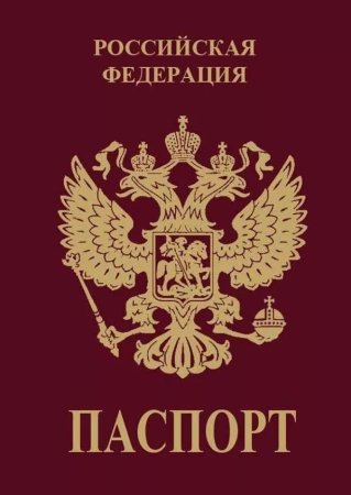 Трафарет "паспорт"