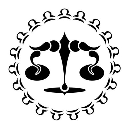 Весы Зодиак вектор