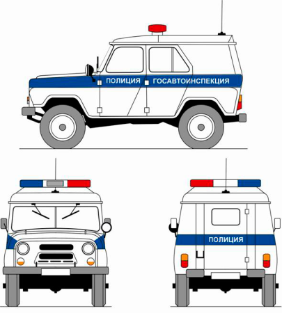Полиция карандашом