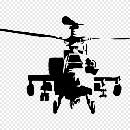 Вертолет Ah-64 вектор