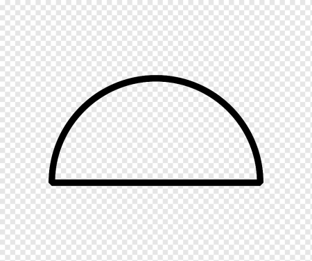 Трафарет "полукруг"