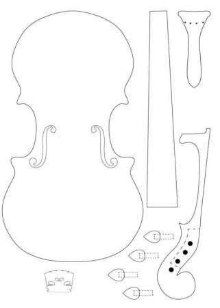 Лекала скрипки