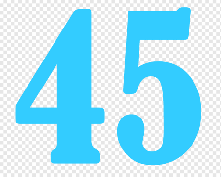 Трафарет 45 лет
