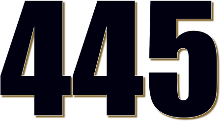 Цифра 45 трафарет