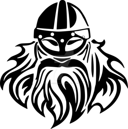 Трафарет для травления Викинг