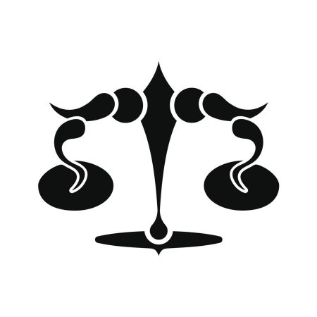 Весы знак зодиака вектор