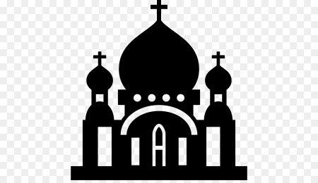 Силуэты православных храмов