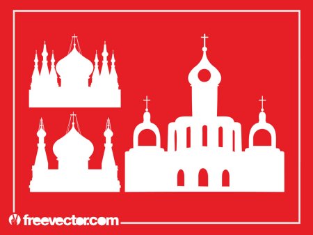 Церковь для вырезания из бумаги