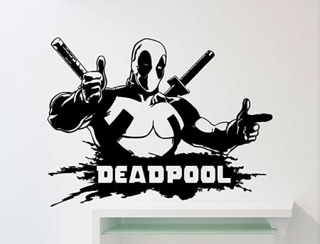 Deadpool трафарет