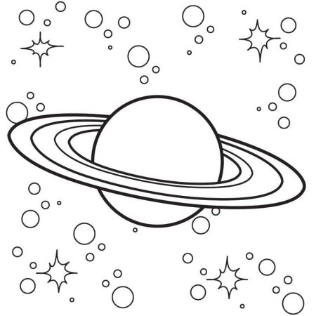 Космос раскраска для детей