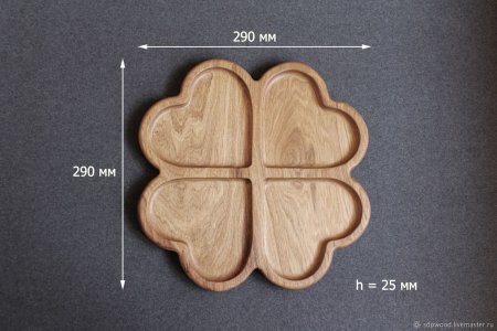 Менажница Natura (дерево) d25*25мм, круглая, gr1055нат Giaretti