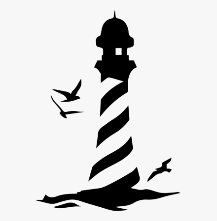 Маяк силуэт