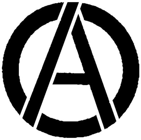 Анархия трафарет