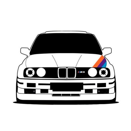 BMW e34 принт