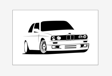 BMW e39 vector