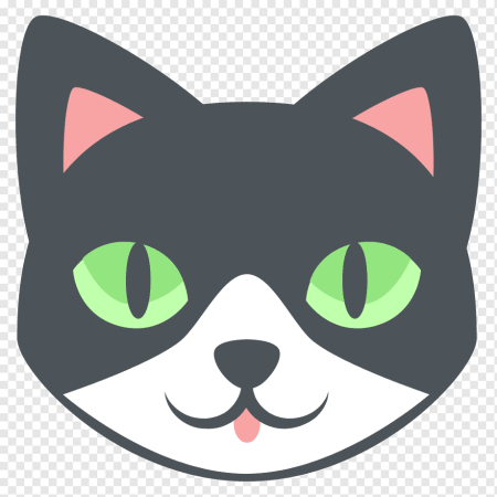 Мультяшная морда кота