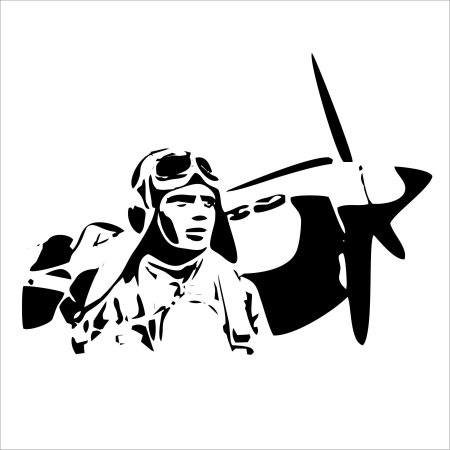 Трафарет военный