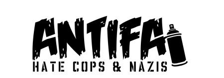Трафарет панк нашивки антифа