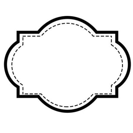 Фигурная этикетка
