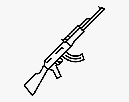 Рисунок автомата АК-47