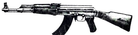Трафарет АК 47