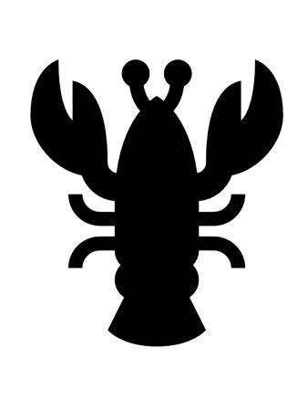 Лобстер раскраска