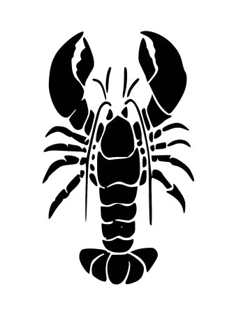 Морские трафареты для декора
