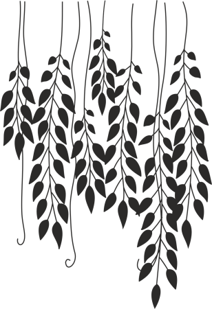 Лианы силуэт