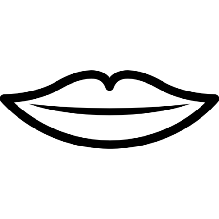 Губы трафарет