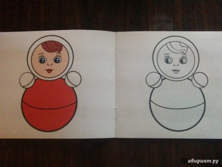 Неваляшки для рисования в детском саду