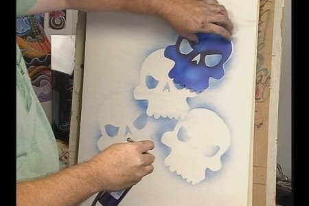 Трафареты для рисования баллончиком