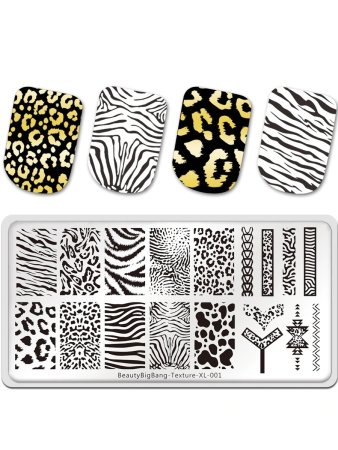 Пластина для стемпинга BEAUTYBIGBANG Flowers xl003