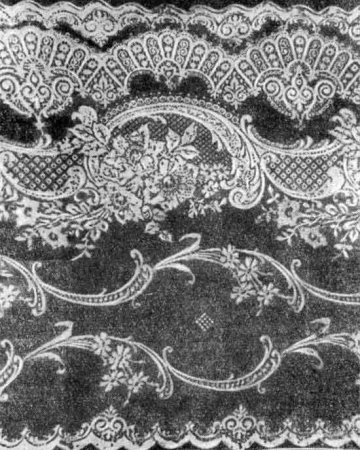 Трафарет из тюли для покраски