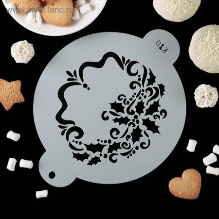 Трафареты для украшения выпечки
