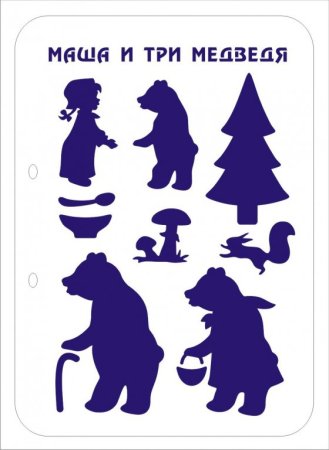 Теневой театр сказка Маша и медведь