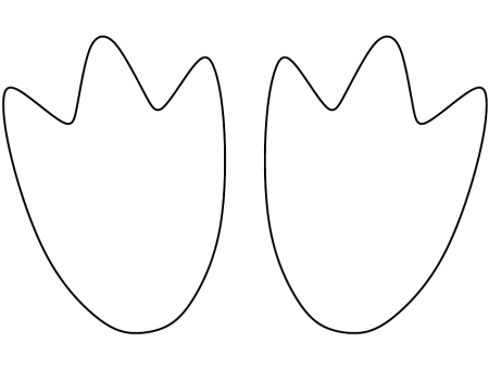 Крылышки цыпленка шаблон