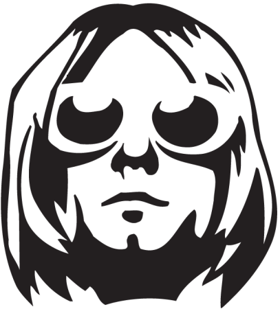 Наклейка (стикер) Kurt Cobain
