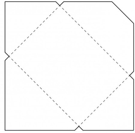 Конверт из листа а4верткальный