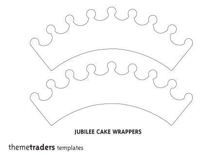 Корона из фетра трафарет