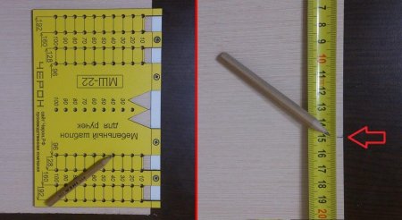 Шаблон для ручек мебельных