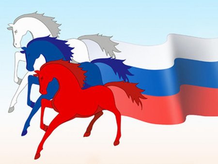 Флаг державы РФ