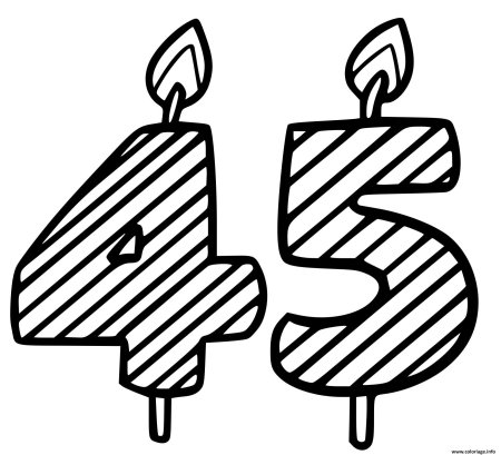Цифра 45