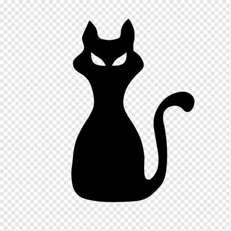 Силуэт кошки