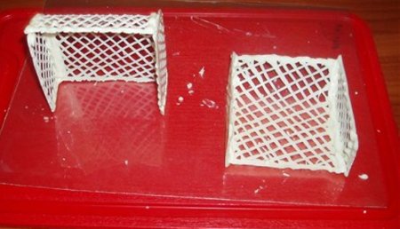 Футбольные ворота из айсинга