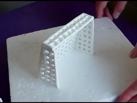 Футбольные ворота на торт