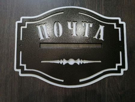 Накладка на почтовый ящик