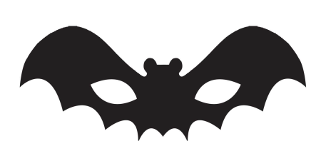 Маска летучей мыши на Хэллоуин своими руками
