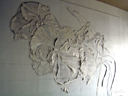 Барельеф листья