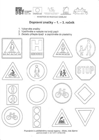 Знаки ПДД для детей раскраски