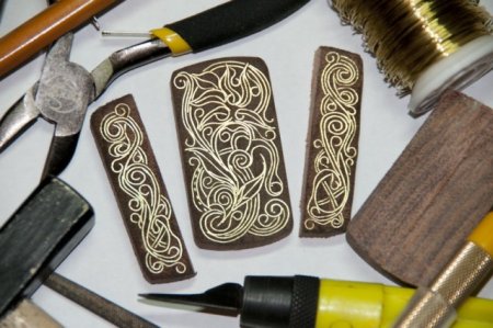 Тульская всечка орнамент